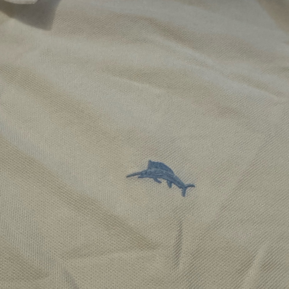 Tommy Bahama White IslandZone Short Sleeve Polo
